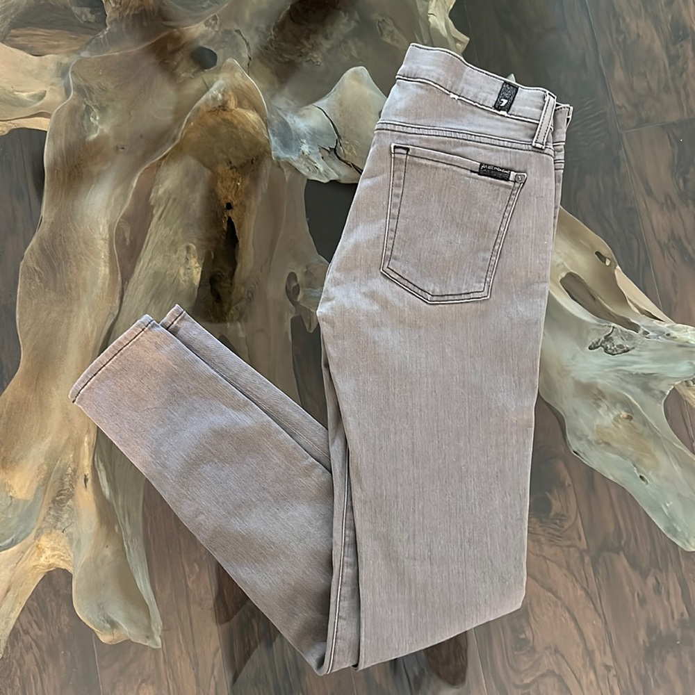 7 For All Mankind jeans, size 28, grey